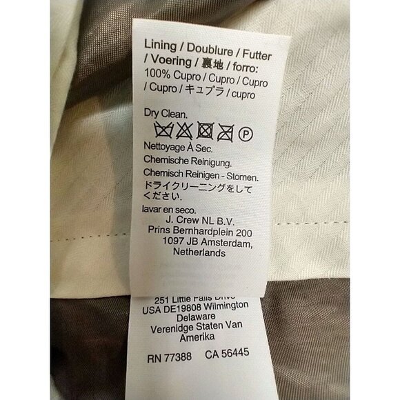 Jcrew Men’s Kenmare coolmax olive Khaki green Pants 32/32 - Picture 10 of 11